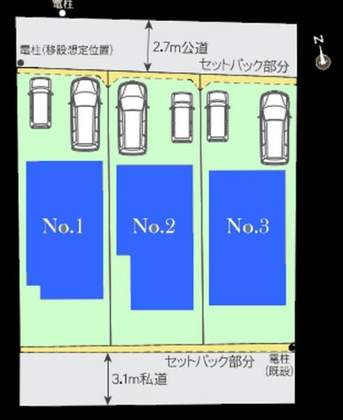 船橋市東船橋7155　全3邸　2号棟