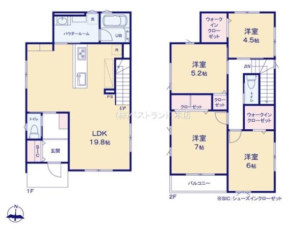 船橋市前貝塚町2期　全2棟　1号棟