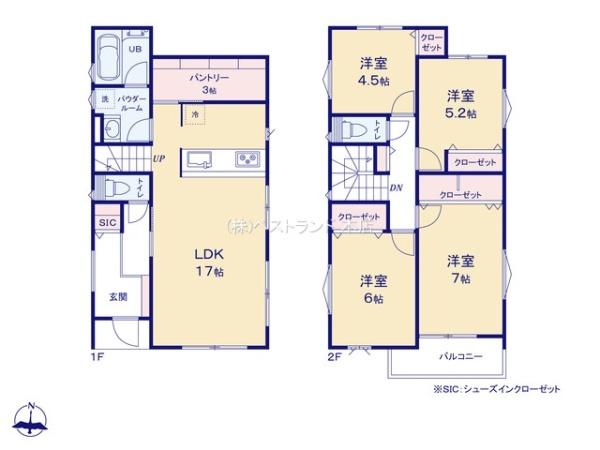 船橋市前貝塚町2期　全2棟　2号棟