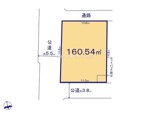 鎌ケ谷市南初富２丁目の土地
