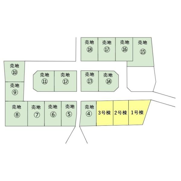 アルファタウン八千代高津　全18区画　3号棟