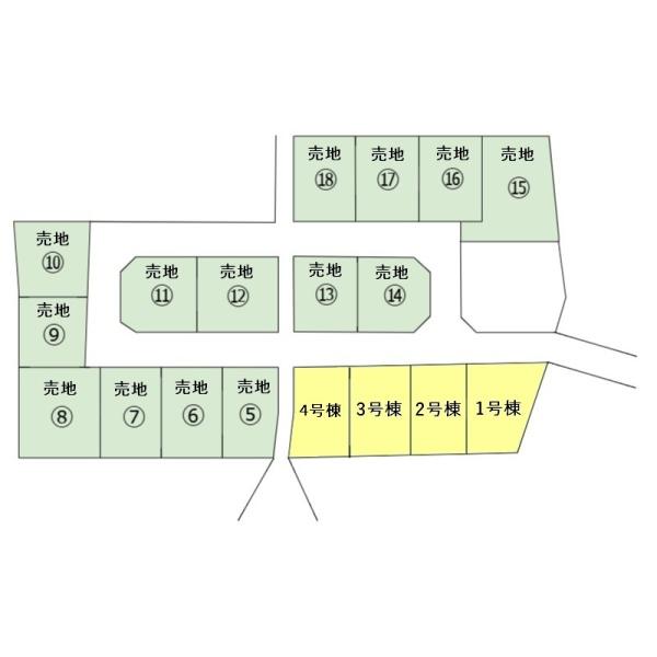 アルファタウン八千代高津　全18区画　4号棟