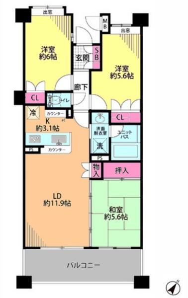 サンクレイドル薬園台弐番館
