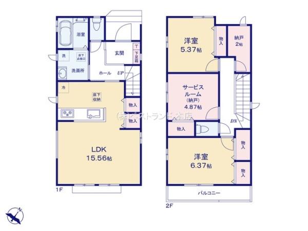 船橋市南三咲2丁目 全2棟 A号棟