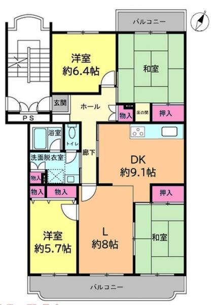 習志野七ツ台住宅2号棟