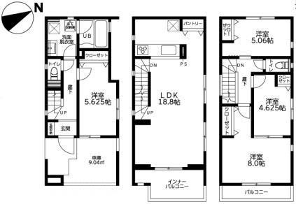 藤沢市大鋸新築戸建全2棟2号棟