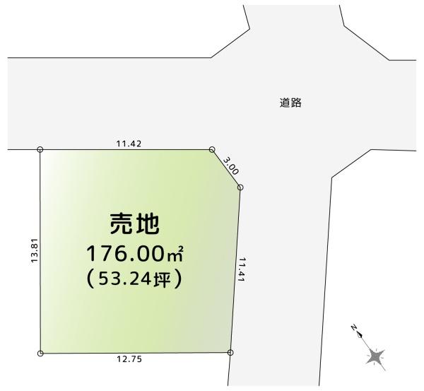 ☆陽当りサンサン50坪超の角地！