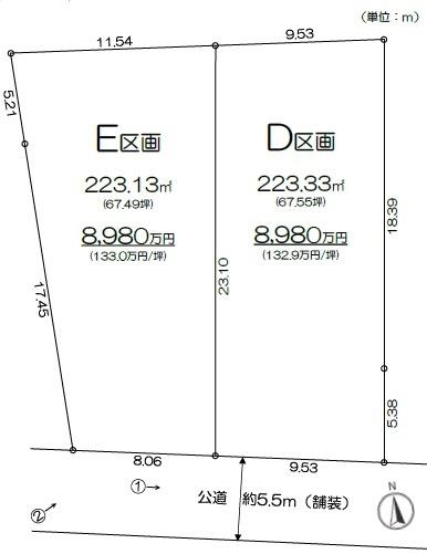 藤沢市鵠沼藤が谷４丁目の土地