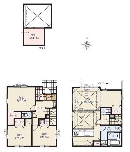 藤沢市亀井野2丁目新築戸建全4棟1号棟