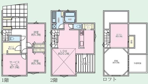 藤沢市城南1丁目新築戸建全2棟A棟