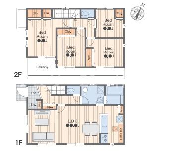 藤沢市長後新築戸建全2棟1号棟