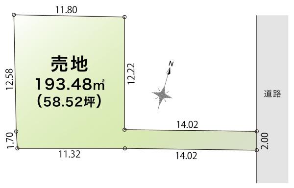 50坪越え長後売地