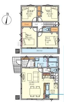 藤沢市西富2丁目新築戸建全2棟2号棟