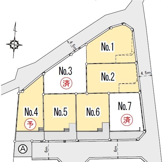 藤沢市打戻土地全7区画No.1
