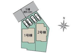 藤沢市本藤沢2丁目新築戸建全2棟1号棟
