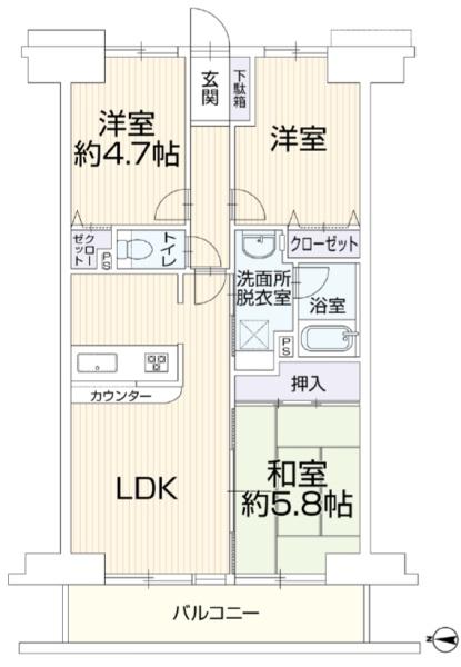 ダイアパレス藤沢湘南台２