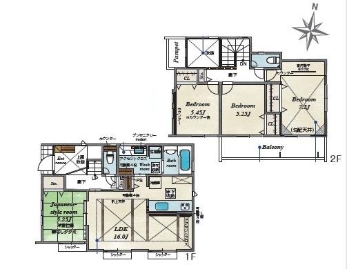 藤沢市菖蒲沢新築戸建全3棟1号棟