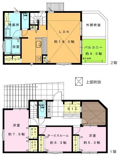藤沢市亀井野新築戸建全2棟A棟
