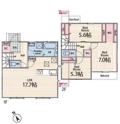 藤沢市天神町2丁目新築戸建全2棟1号棟