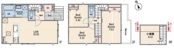 藤沢市渡内4丁目新築戸建全2棟1号棟