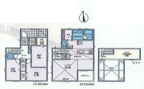藤沢市石川2丁目新築戸建全8棟2号棟