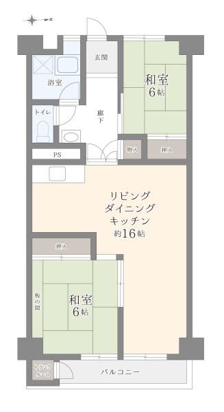 市ドリームハイツ2号棟