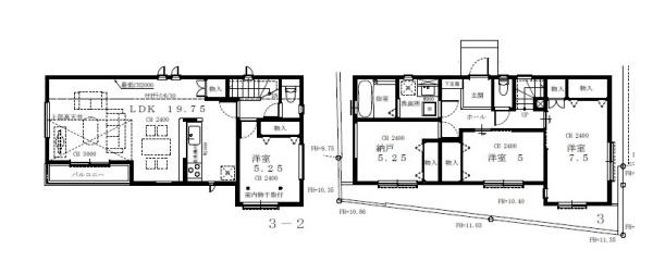 藤沢市藤沢5丁目新築戸建全3棟3号棟