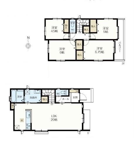 藤沢市湘南台6丁目新築戸建全2棟A号棟