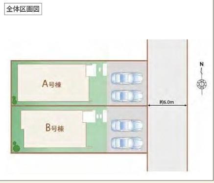 藤沢市湘南台6丁目新築戸建全2棟A号棟