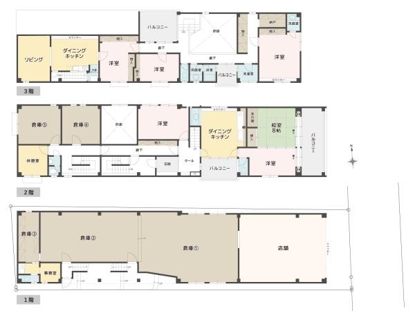 藤沢市長後店舗付戸建