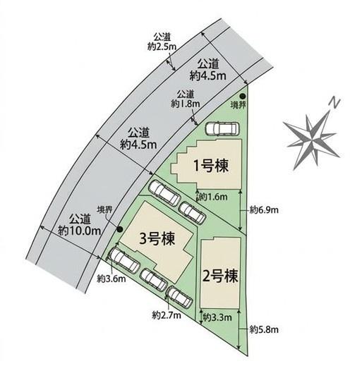藤沢市円行新築戸建全3棟2号棟