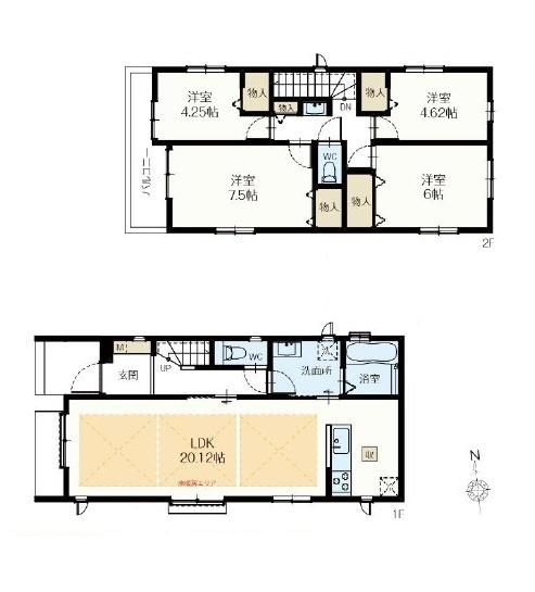 藤沢市湘南台3丁目新築戸建全2棟B棟