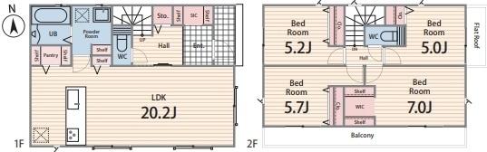 藤沢市大庭新築戸建全2棟2号棟