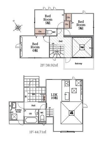 藤沢市辻堂6丁目新築戸建2号棟