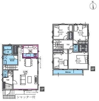 藤沢市長後新築戸建全2棟2号棟