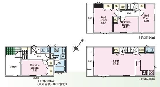 藤沢市善行1丁目新築戸建全2棟6号棟