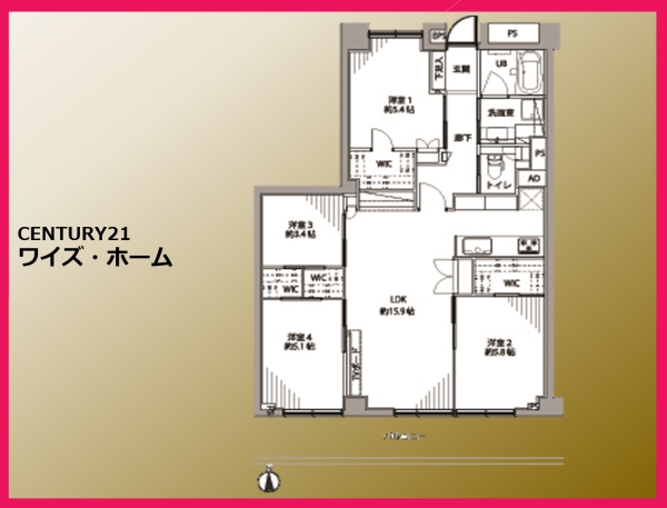 日商岩井大岡山第２マンション　Ｂ棟