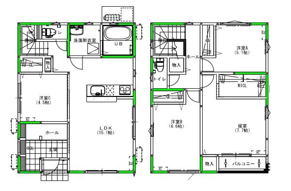 熊本市北区植木町滴水の中古一戸建て