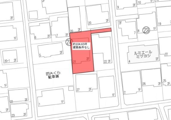 中央区帯山三丁目売地