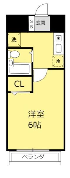 メゾン・ド・九品寺　1k
