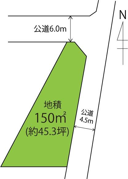 白岡市西６丁目の土地