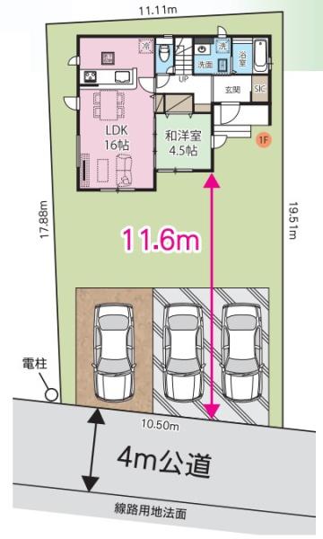 GRAFARE加須市旗井６期　全１棟