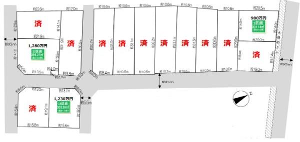 加須市下高柳　全１４区画　１４区画