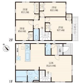 久喜市上町　全７棟　２号棟