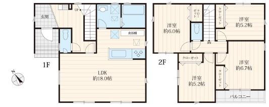 久喜市上町　全７棟　７号棟