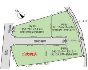 幸手市下吉羽　全４区画　１号地