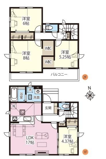 GRAFARE幸手市西４期　全５棟　１号棟