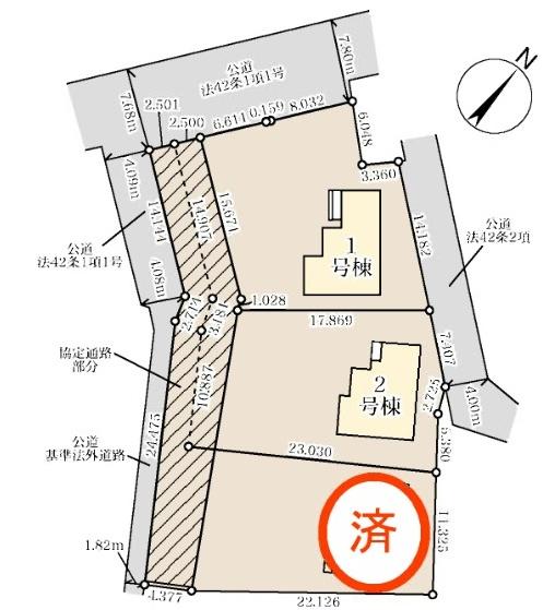幸手市下川崎第６　全３棟　２号棟