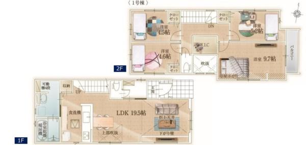 白岡市白岡１１期　全５棟　１号棟