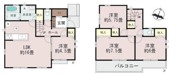 白岡小久喜　２期　全２棟　A号棟